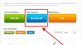 PopAds Payment proof Making money 16600 USD From PopAds [upl. by Veronika]