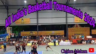 All India Basketball Tournaments 2024  Nehru Stadium Coimbatore Chithra Jalakam [upl. by Jessy]