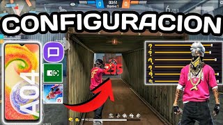 ✅👺CONFIGURACION PERFECTADPI⚙ PARA SAMSUNG A04 A04E A04 S🔥👾FREE FIRE✅👺 [upl. by Ledarf]