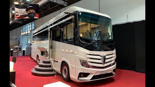 MORELO GRAND EMPIRE 110 GSO LUXURY RV MERCEDES ACTROS TRUCK CAMPER 2020 WALKAROUND AND INTERIOR [upl. by Nathanil]