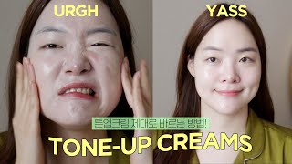 how to elegantly apply tone up cream lol [upl. by Irrol388]