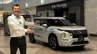 Mitsubishi Outlander PHEV Coquitlam Center display is ON [upl. by Nodnil]