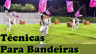 BANDEIRAS  Técnicas de lançamentos e movimentação com bandeiras [upl. by Genesa]