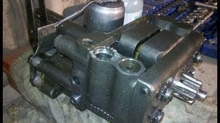 MF 165 Multi Power  hydraulic pump removal  part 3 [upl. by Nivej]