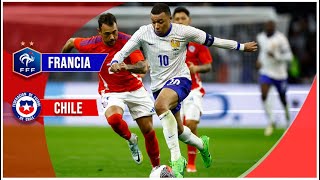 Francia 32 Chile  Amistoso 2024  Resumen [upl. by Frolick]