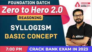 Syllogism Basic Concept L1  Reasoning  Banking Foundation Classes Adda247 Class2 [upl. by Matthew]