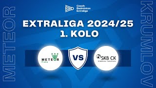 BK Meteor Praha vs SKB Český Krumlov  13102024  Extraliga 1 kolo [upl. by Engis]