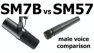 Shure SM7B vs SM57 w Cloudlifter [upl. by Indnahc845]