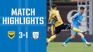 Highlights  Oxford United 31 PNE [upl. by Attelrahc]