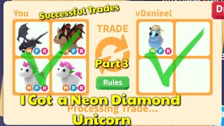 Part 3 Trading Proofs Successful Trades  Giveaway  Roblox Adopt Me [upl. by Norabal873]