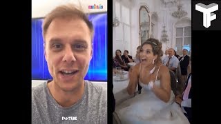 Fantube  Armin van Buuren surprises fiancee at wedding [upl. by Aiceila]