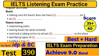 IELTS Listening Practice Test 2024 with Answers Real Exam  390 [upl. by Westmoreland]