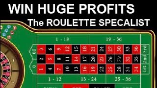 ROULETTE STRATEGY HOW TO WIN  HUGE PROFIT [upl. by East]