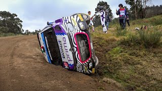 ERC Rally Serras de Fafe 2023  CRASH amp FLAT OUT [upl. by Gennaro]