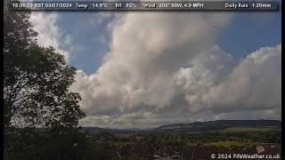 3 July 2024  Lochgelly WeatherCam Timelapse [upl. by Ramas]