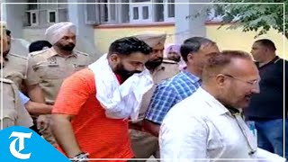 Gangster Jaggu Bhagwanpuria produced in Amritsar court [upl. by Ilocin]