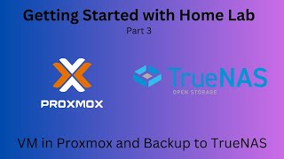 Creating a VM in Proxmox amp NFS backups to TrueNAS [upl. by Penny]