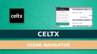 How To Use Celtx’ Scene Navigator [upl. by Asik]