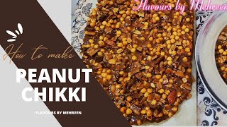 Lets Cook with My HubbyHow to Make Peanut Chikki RecipeShengdana Jaggery ChikiFlavoursbyMehreen [upl. by Diva]