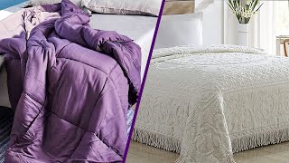 Bedspreads Vs Comforters Which One Should You Choose 2024 [upl. by Edmee]