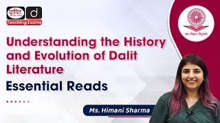 Historical Context amp Evolution of Dalit Literature English Literature Drishti Teaching Exams [upl. by Eikcor]