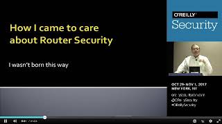 Michael Horowitz on Router Security  OReilly Conference 2017 [upl. by Obel881]