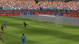 2010 FIFA World Cup South Africa  Spain vs Italy  PC Gameplay HD [upl. by Miriam]