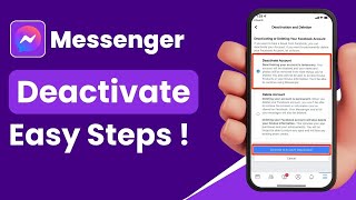 How to Deactivate Messenger  EASY STEPS [upl. by Ellennahc]