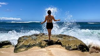 Maui Hawaii Vlog Day 2  Touring Hookipa Beach amp Paia Town with Banana Bungalow [upl. by Grier]