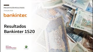 Vídeodeclaraciones CEO Bankinter resultados 1S 2020 [upl. by Simetra852]