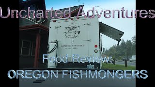 Fish amp Chips from OREGON FISHMONGERS food truck in Waldport OR Amazing [upl. by Analim]