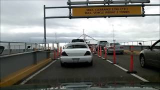 Boarding a BC Ferry at Tsawwassen Heading for Swartz Bay Vancouver Island [upl. by Erena]