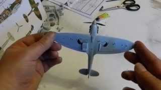 Making an Airfix Spitfire model for the first time [upl. by Sanger]