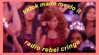 debby ryan being cringey in radio rebel for 6 minutes straight tiktok made me do it [upl. by Rydder]