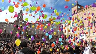 Suelta de globos por el bicentenario de Don Bosco [upl. by Rheba]