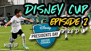 DISNEY CUP MIC’D UP 🎙️🌴 EPISODE 2  U12 Oscar Olivas — Utah United vs Asphalt Green NY [upl. by Pacien]