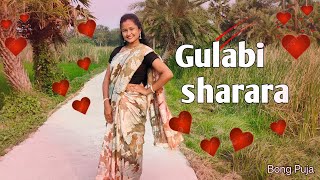 Gulabi sharara ।। Dance cover Puja 😘।। trending songs 😎🔥 [upl. by Ycrad]