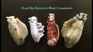 How To Make a Lampwork Glass Sea Shell Bead with Marcy Lamberson [upl. by Fuller]