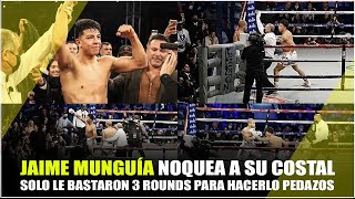 Jaime Munguía NOQUEA a DMitrius Ballard  ¿Cuándo lo van a mandar por el título mundial [upl. by Drapehs734]