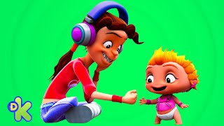 Wat y Dolores pasan tiempo juntas  Mini Beat Power Rockers  Discovery Kids [upl. by Llehsram313]