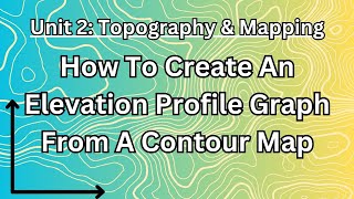 How To Create An Elevation Profile Graph From A Contour Map [upl. by Hcelemile7]