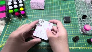 Comment faire un calendrier 📅 2024 tutoriel calendrier miniature 2024 [upl. by Dabbs]