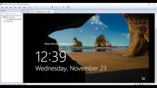 How to Install Windows Server 2016 on Vmware Workstation [upl. by Suoivart559]