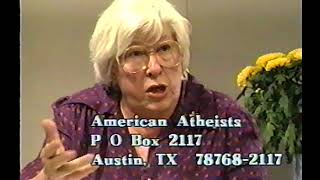 Madalyn Murray OHairAmerican Atheist Forum [upl. by Esenaj768]