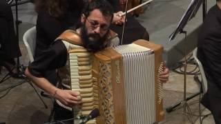 SIMONE ZANCHINI plays quotPiazzolla Bandoneon Concertoquot part 1 [upl. by Enehpets]