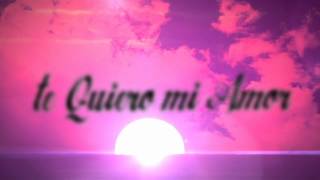 Kros Feat Kalex  Te Quiero Mi Amor Kros Original Mix Official Lyrics Video [upl. by Nacul85]