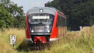 Kurhessenbahn Desiros zwischen Wabern und Bad Wildungen [upl. by Lenwood]