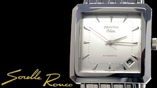 ZENITH Elite Automatic Square [upl. by Ellerrad270]