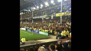 AEK Athens Fans at Goodison [upl. by Vihs]