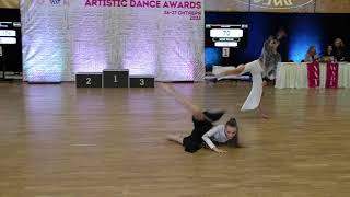 quotBlack and Whitequot Tatiana Buyanova and Taisiya Spivak RDU WADF Artistic Dance Cup 2024 [upl. by Gorman45]